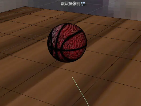 C4D怎么制作篮球旋转落地并弹起的动画?